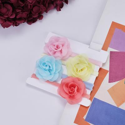 China Headband Factory Hot Sale cute Temperament Mini Fashion flowers hairband hair bands for girls kids for sale