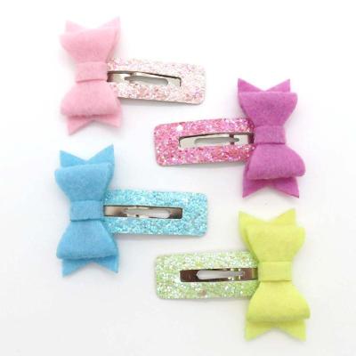 China Hair Clips Factory Customized Cute Baby Girls Mini Fashion Hair Pins Barrettes Butterfly Hair Clips for sale