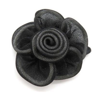 China Hair Clips New Design Cute Kids Barrettes Girls Mini Black Hairpins Baby Flower hair Clips for sale