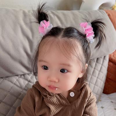 China Hair Clips Korean Style Colorful Cute Hair Clips Children Flower Hair Clips For Girls for sale