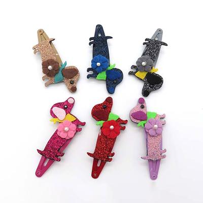 China Hair clip Customized Korean Hair Clips For Women Daily Wear Cloth Cute Sweet Girls Kids Wholesale Hair Clip for sale