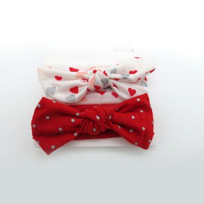 China Other Red White Wave Points Bow Hair Band  Bowknot Stretchy Decoration Set Multi-style Headbands Kid Baby Hairbands for sale