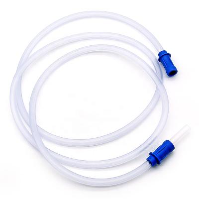 China Hot selling medical PVC yankauer disposable suction PVC connecting tube connection for sale