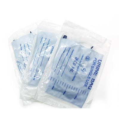 China Hot Sale Disposable Urinal Collector Bag Disposable Urine Bag Medical Urine Drainage Bag For Medical Use2000ml for sale