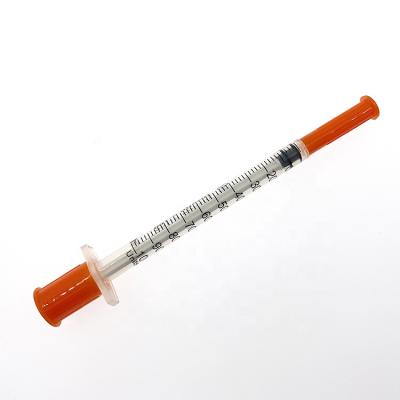 China New Design Safety Disposable Disposable Auto Disable Colored Insulin Syringe for sale