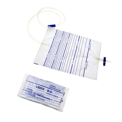 China All Styles You Need Competitive Urine Bag Medical Disposable Urinal Bag for Hospital Home and Medical Company 2000ML for sale