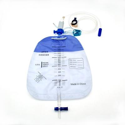 China Collect Urine Bag Urine Drainage Bag Urinary Collection Bag With T Tap Or Push-pull Outlet for sale