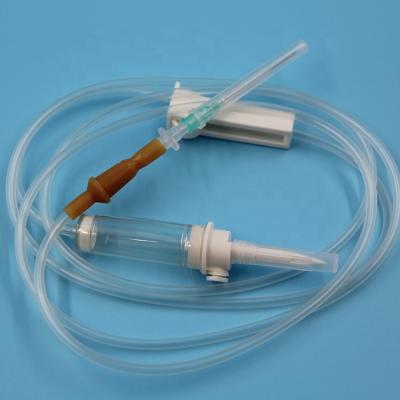 China Hot Selling Single Use Infusion Disposable Medical I.V Set Set Without Needle For Single Use for sale