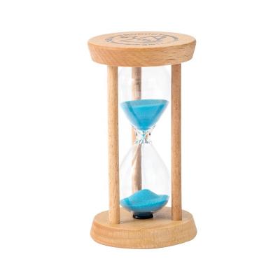 China Small Modern Sand 3 Minute Wooden Timer Hourglass Customized OEM Graft Gift For Student for sale