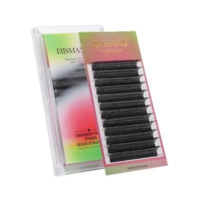 China IRISMANLI Wholesale Natural 5D W Shape 0.07 Mm Volume Eyelash Extension False Eyelashes 5d W Individual Clover Lashes Private Label for sale