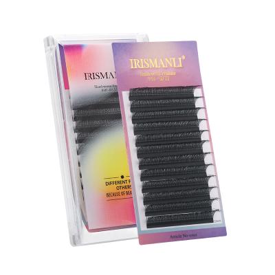 China IRISMANLI Wholesale Thick YY Shaped Eyelash Extensions C D Curl Yy Lashes Different Private Label Lashes for sale