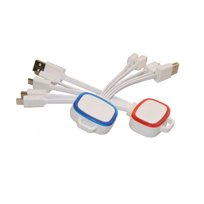 China Multi-fuctional functional charging cable with fast charging type c, etc. android micro 3 in 1 multi original cables for sale