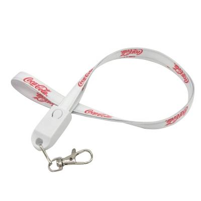 China Promotional Gift New Product RoHS Certificate Print Lanyard USB Cable Charger Wholesale From China for sale