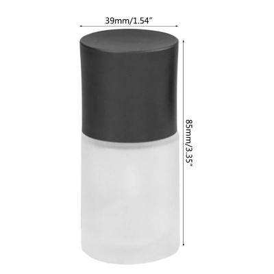 China Luxury Liquor Bottles Glass Empty Cosmetic Container Lotion Base Liquid Essence 30ml Dispenser Bottle DIY With Pressure Pump Head And Lid for sale