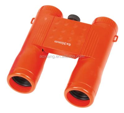 China Best selling ABS body+ 6x30 acrylic lens JZ07 kids plastic binoculars toy binoculars binoculars for sale