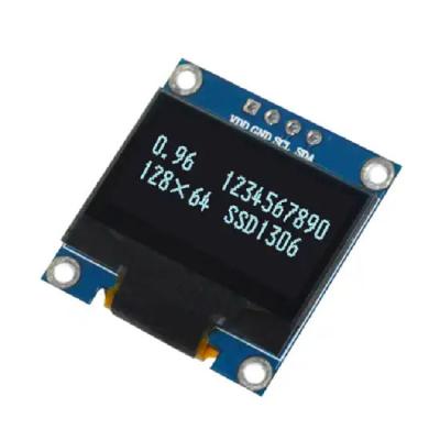 China 4 Pins SSD1306 I2C 096 PM OLED Display 128x64 White Mono Color 0.96