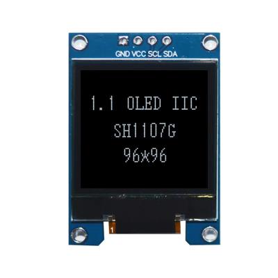 China OKOELEC 1.1 inch 96x96 OLED Display LCM SH1107G Driver IC IIC I2C OLED Microdisplay OLED Module for sale