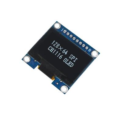 China Hot Selling Micro OLED Show 1.3 Inch 8 Pins 128X64 OLED CH1116G SPI Thin OLED Display Module 1.3 Inch for sale