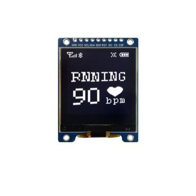 China 9 Pin SH1107 Parallel Interface Small OLED Micro 128x128 1.5 OLED SPI IIC Module With PCB Board 1.5 Inch for sale