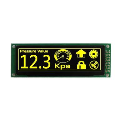 China 2.8 Inch 256x64 OLED Show Yellow Module SPI 6800 Interface 8080 SSD1322 16 Gray Scale Screen Mono Color OLED 2.8 Inch for sale