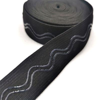 China Multi-size Environmental Friendly Silicone Elastic Band Non-slip Protector Elastic Factory Customized For Clothing for sale