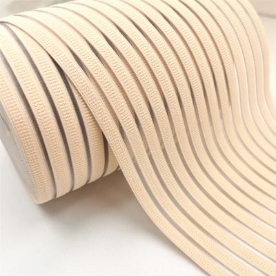 China High quality beige fishing line 16.5cm wide rubber band elastic band, waist stability medical rubber band for sale