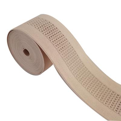 China Elastic Reusable High Tenacity With Hook And Loop Twill Strap Elastic Band Mesh For Medical Fabric Webbing for sale