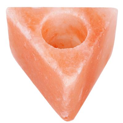 China Wholesale Home Decor Hand Carved Large Himalayan Salt Centerpiece Vintage Candle Holder For Home Decor for sale