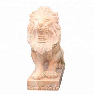 China Sitting Stone Sculpture Lion Carving Wholesale Statue in Xiamen Natural Supplier for sale