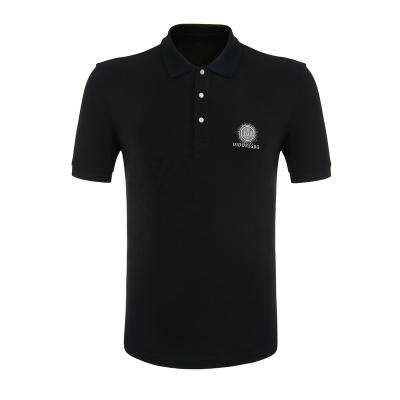 China Custom Made Anti-Wrinkle Mens Golf Polo Shirt 100% Cotton Polo Shirt Making Hot Embroidered Logo Mens Solid Color T-shirt Polo Shirt for sale