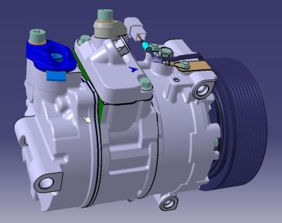 China compressor elétrico do condicionador de ar do compressor da C.A. de Denso do reparo do compressor de Aircon do carro 12V à venda