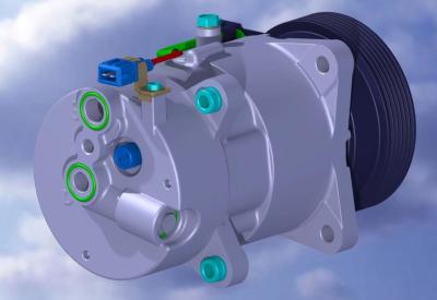 Chine Climatisation des véhicules à moteur de compresseur de climatisation de Sd7v16 R134a Sanden à vendre