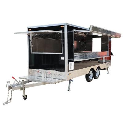 China Vegetable processing factory ice cream mobile used food trailers for sale coffee cart fast food truck trailers food cart for sale