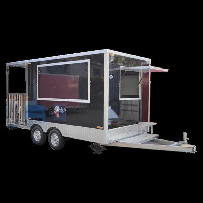 China Wholesale mobile food cart street trailer truck vegetable processing plant square food trailer with cooking equipment for sale for sale