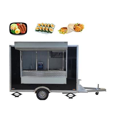 China Vegetable Processing Plant Factory Direct CE Approved Electric Food Truck Camper Trailer Food Trailer for sale