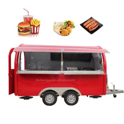 China Outdoor Street Food Vending Truck China Suppliers Mini Outdoor Food Truck Fast Food Cart Mobile Snack Drinks Food Trailer With CE for sale