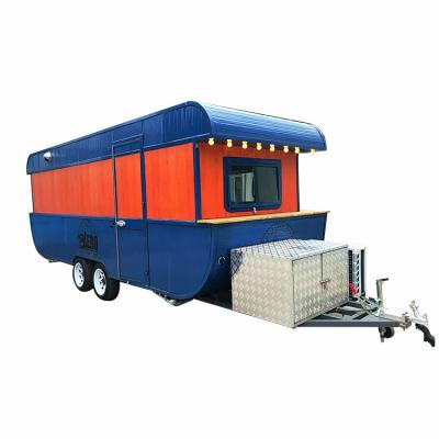 China New Street Factory 2021 Vegetable Processing Vending Cart Vintage Food Truck Mobile Food Trailer for sale