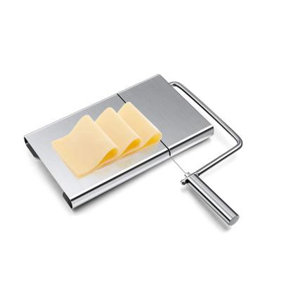 China Workable perfect for hard and semi hard cheese butter stainless steel cutter with wire cheese board slicer for sale