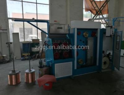 China Factory hot sale intermediate double wire drawing machine and annealer for sale