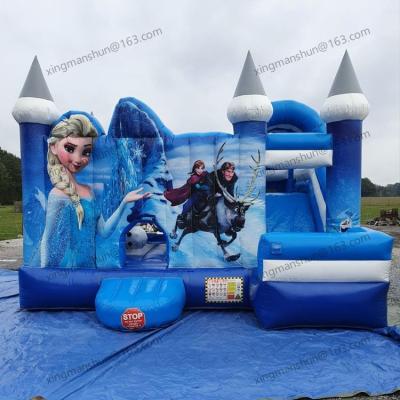 China PVC Bouncing House Water Slide Combination Castle Commercial Inflatable Bouncing House Kids Bouncing Castle for sale