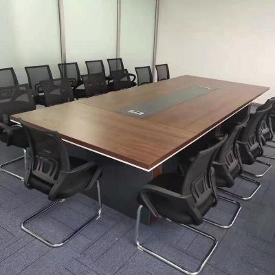 China Convertible Meeting Table Wooden Cheap Strong Structure Commercial Big Size Conference Table Furniture for sale