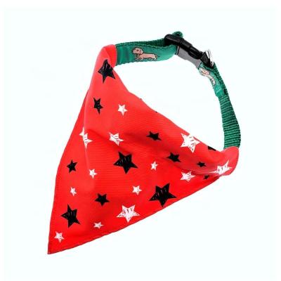 China POLY Dog Puppy Cat Scarf Bandana Collar Adjustable Neckerchief for sale