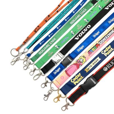 China Full Color Ad Sublimation Printing Lanyards With Logo Lanyards Sedex Disney Factory Approval Custom Heat Transfer Polyester for sale