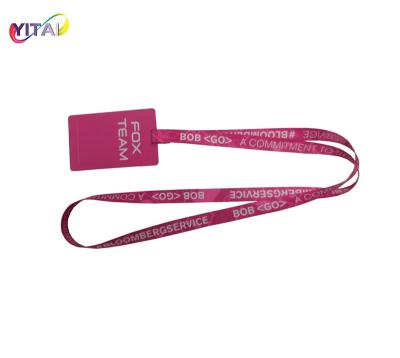 China 2019 Polyester Custom Lanyard Logo With ID Card Holder for sale