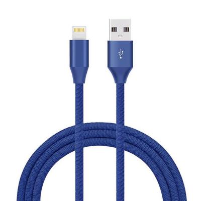 China Mobile Phone Factory OEM Nylon Braided iPhone Lightning To USB A Cable Mfi Certified Charger 3FT 6FT USB Cable Fast Charging For iPhone for sale