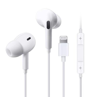 China In-Ear Factory OEM Digital Smart Headphones MFi Certified Earphone MFi Lightning Earphone With Lightning Connector For iPhone for sale