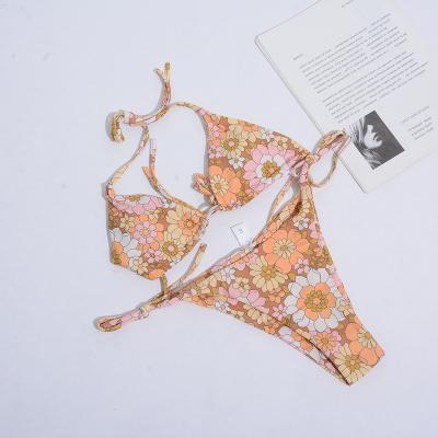 China Wholesale Antibacterial Hot Sale Summer Rts UV Protection Beachwear Tops 2 Pieces Size Swimwear For Women for sale