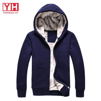 China High Quality Custom Made Crewneck Anti-wrinkle Printed Logo Fleece Soft Winter Zipper Unisex Hoodie for sale