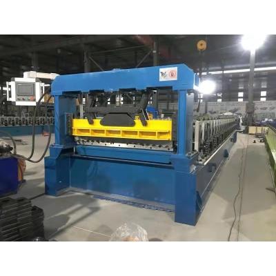 China 760-1200mm 1250mm Galvanized Corrugated Steel Sheet Roll Forming Machine Roofing Roll Forming Machine for sale