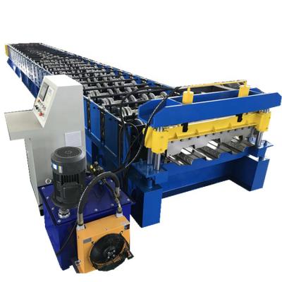 China Building Construction China Steel Structure Galvanized Sheet Metal Floor Deck Roll Forming Machine Making Machinery for sale